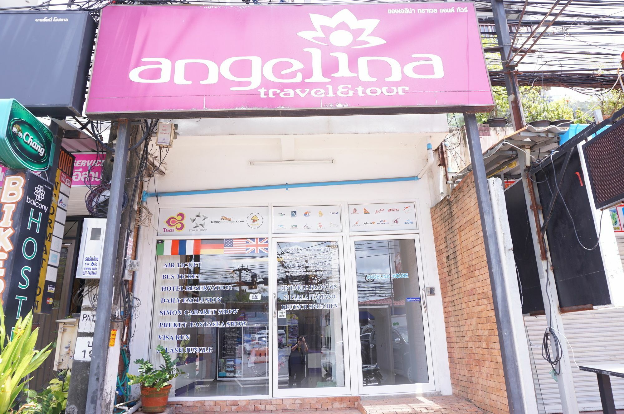 Angelina Guesthouse Patong Exterior foto